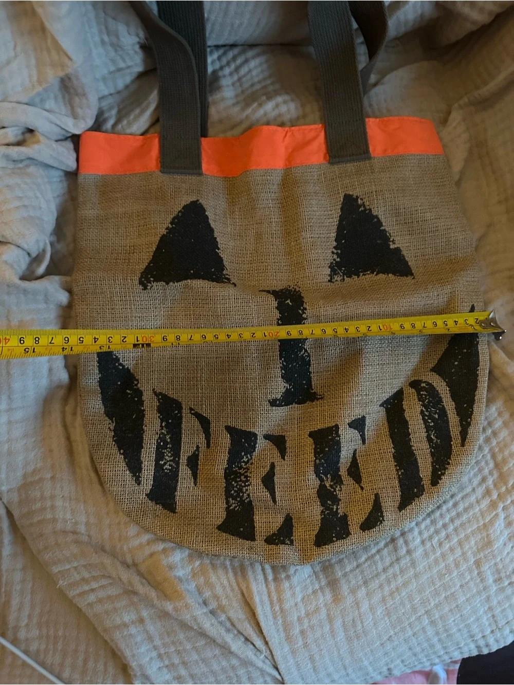 Feed UNICEF- Kids Halloween Pumpkin Treat Bag - Orange and Brown